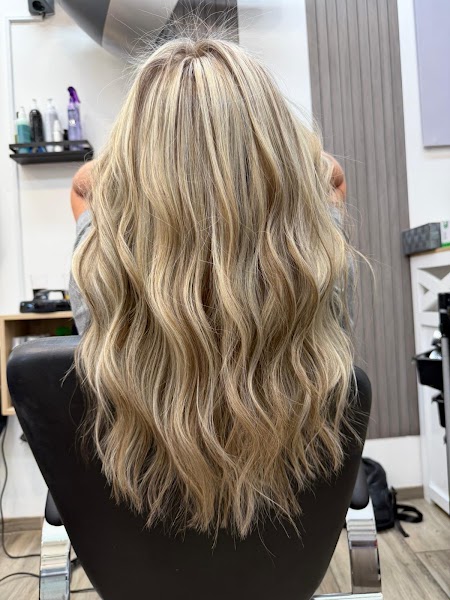 Blonde Balayage, Rückenansicht – Zafer Hairlounge